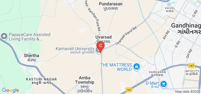 Karnavati School of Dentistry, Gandhinagar Map
