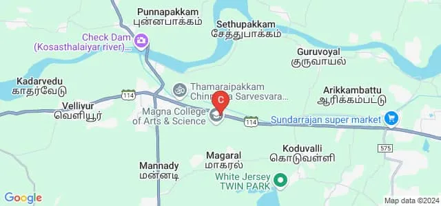 Magna College of Engineering, Kancheepuram Map