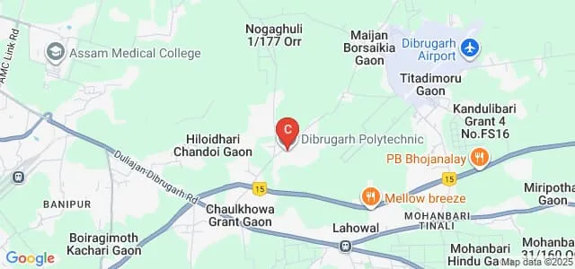 Dibrugarh Polytechnic, Dibrugarh Map