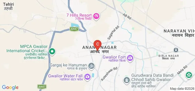 Veena Vadini Teachers Training Institute, Gwalior Map
