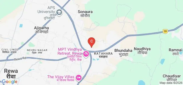 National B Ed College, Rewa Map