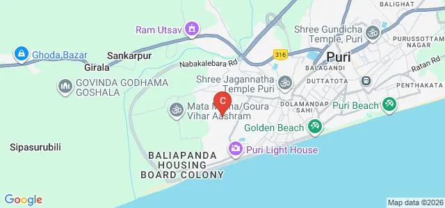 Premiere Institute of Hotel Management Catering Technology and Tourism, Puri Map