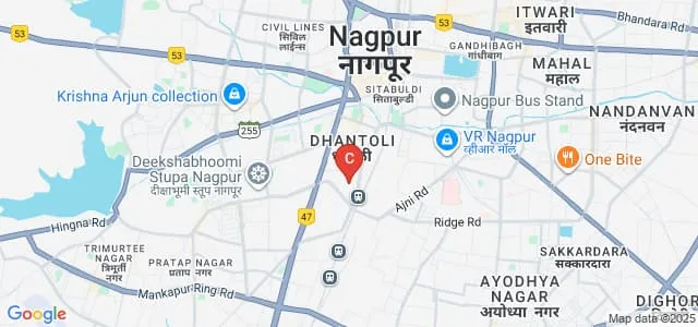 Dr Panjabrao Deshmukh Institute of Management Technology and Research, Nagpur Map