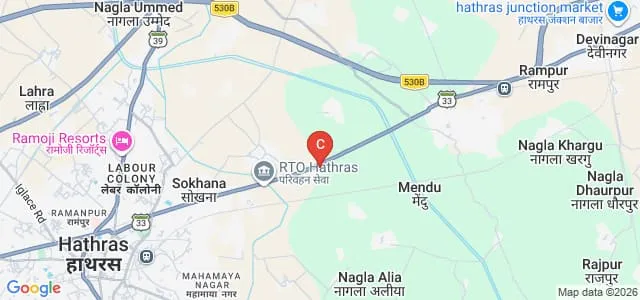 Maya Institute of Management, Hathras Map