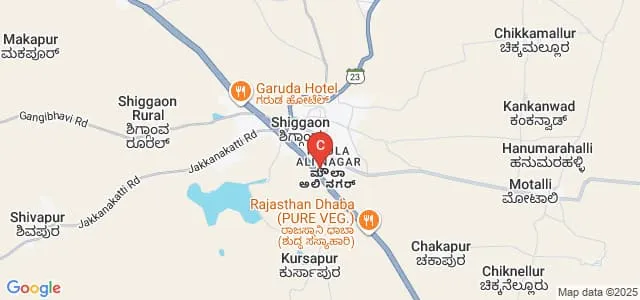 Animal Husbandry Polytechnic, Shiggaon, Haveri Map