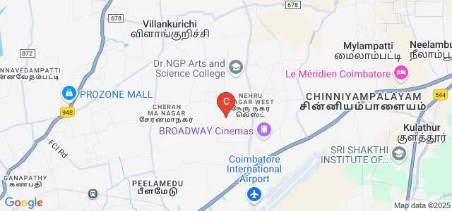 Suguna College of Arts and Science, Coimbatore Map