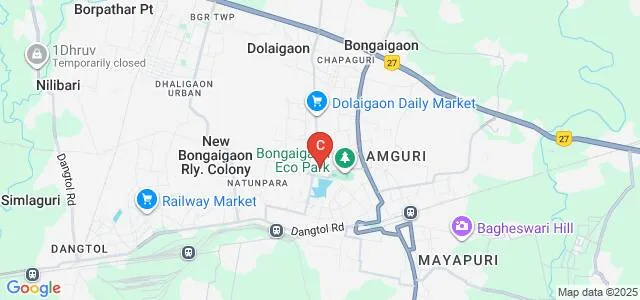 Bongaigaon College, Bongaigaon Map