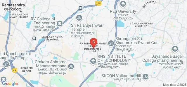 Centre for Distance and Online Education, Bangalore University Map