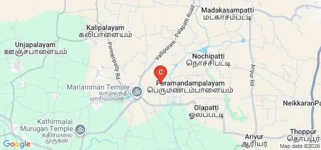 Angels College of Education, Namakkal Map