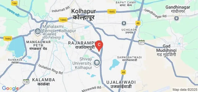 Rajaram College, Kolhapur Map