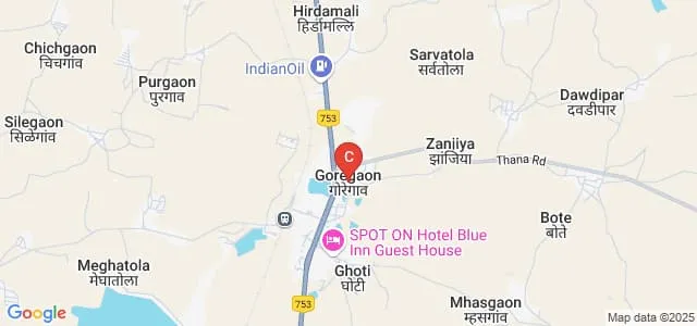 Matoshri Sonabai Goswami Mahavidyalaya, Tedha Map