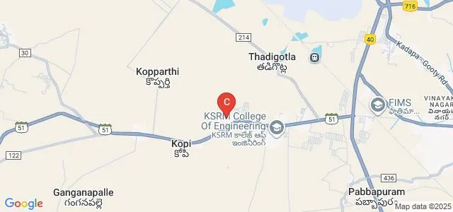 Sri Datta Sai College of MCA, Kadapa Map
