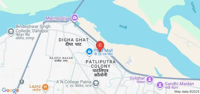 College of Nursing, Kurji Holy Family Hospital, Patna Map