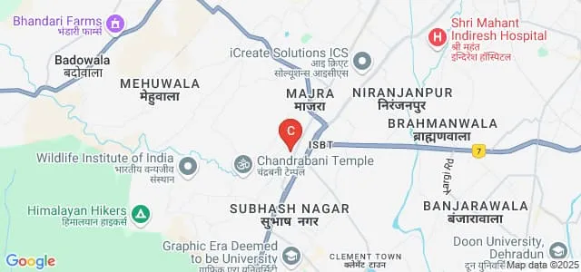 Uttaranchal College of Technology and Biomedical Science, Dehradun Map
