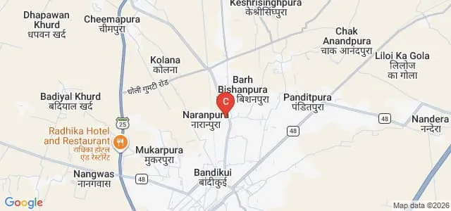 Swargiya Rajesh Pilot Government College, Bandikui Map