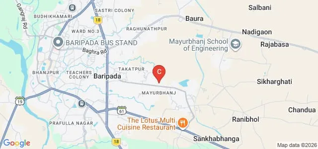 Maharaja Purna Chandra Autonomous College, Baripada Map