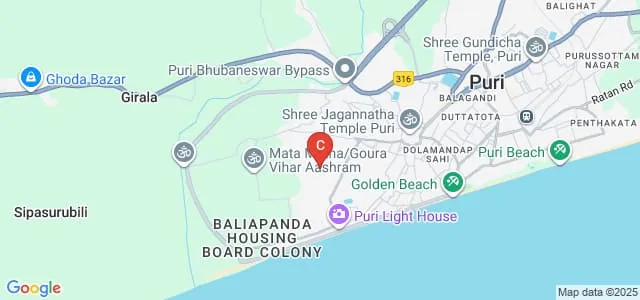 Centre for Emerging Technology and Excellence, Puri Map