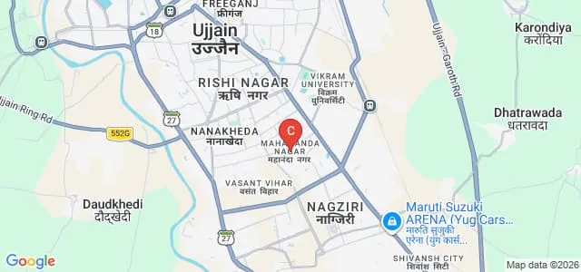 Ujjain Institute of Pharmaceutical Sciences, Ujjain Map