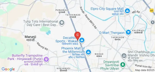 Indira School of Business Studies, Pune Map