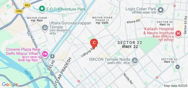 The Design Village, Noida Map