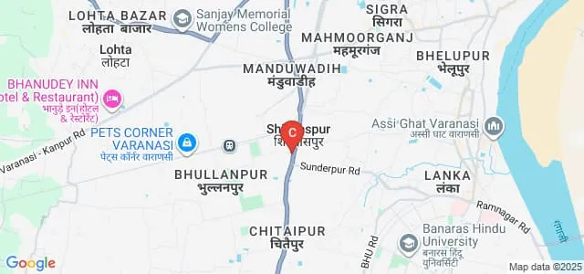 Apex College of Nursing, Varanasi Map