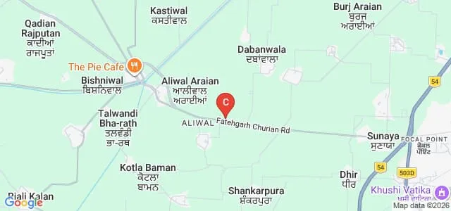 Batala College of Education, Bullowal Map