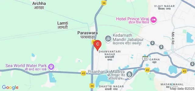 Oriental Institute of Science and Technology, Jabalpur Map