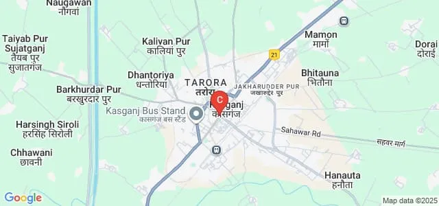 School of Nursing, Christian Hospital, Kasganj Map