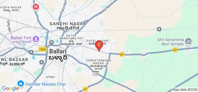 Taranath Government Ayurvedic Medical College, Bellary Map