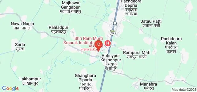 Shri Ram Murti Smarak College of Engineering Technology and Research, Bareilly Map