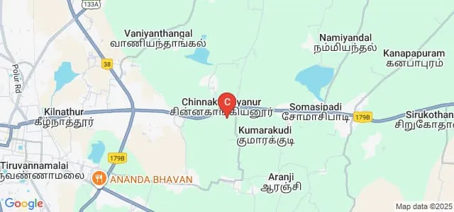SKP Engineering College, Tiruvannamalai Map