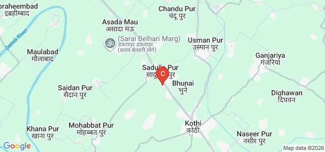 Ganga Devi Lal Bahadur Degree College, Barabanki Map