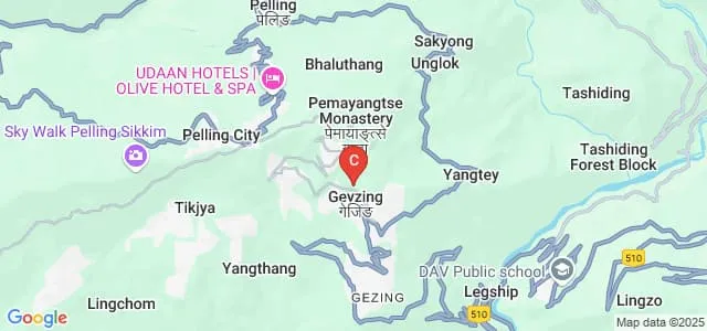 Sikkim Government College, Gyalshing Map