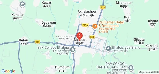 Bhupesh Gupta Degree College, Bhabhua Map