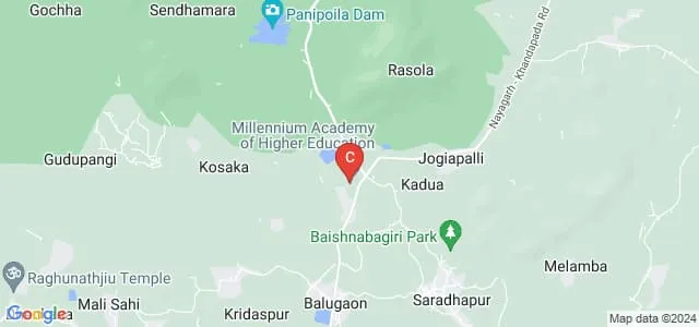 Millennium Academy of Higher Education, Nayagarh Map