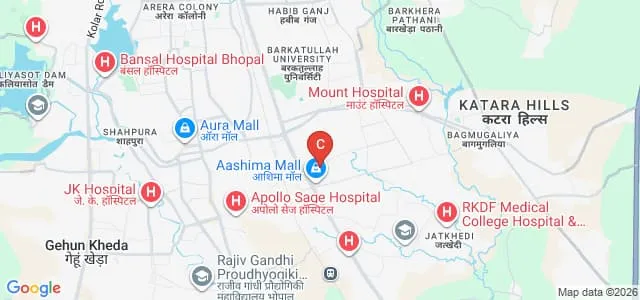 Gandhi PR College, Bhopal Map