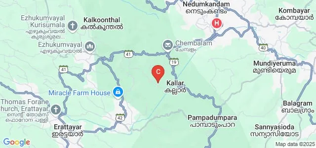 MES College, Nedumkandam Map