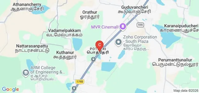 SRM Institute of Hotel Management, Chennai Map