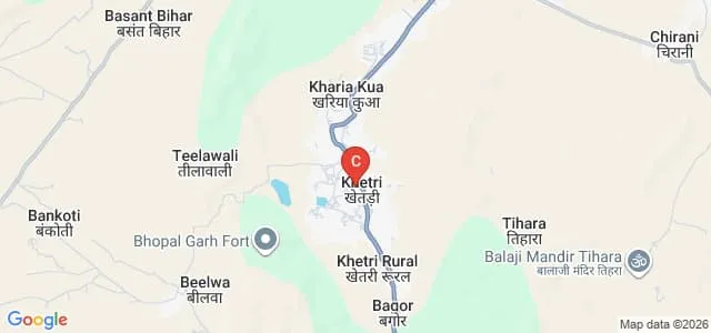 Swami Vivekanand Government College, Khetri Map