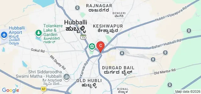 AGM Rural College of Engineering and Technology, Hubli Map