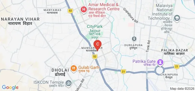 St Wilfreds Teachers Training College, Jaipur Map