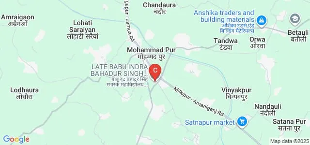 Babu Indra Bahadur Singh Smarak Mahavidyalaya, Faizabad Map