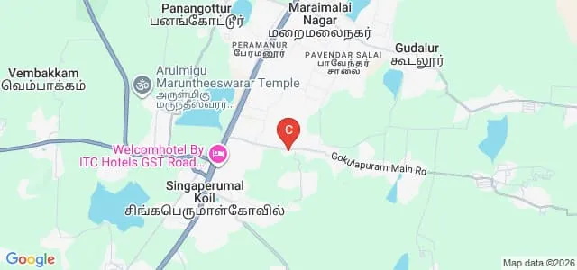 CSI Ewart Women's Christian College, Kancheepuram Map