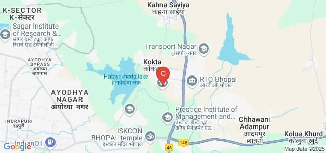 Bansal Institute of Research and Technology, Bhopal Map
