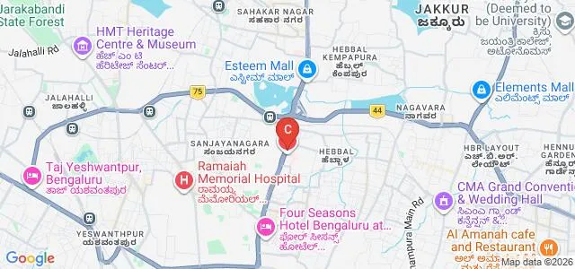 Animaster Academy, Bengaluru Map