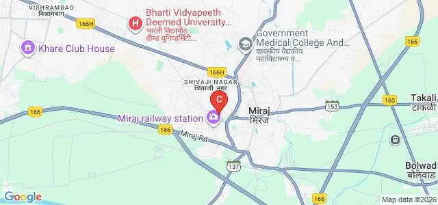 Swasthiyog Pratishthan Postgraduate Institute and Superspeciality Orthopaedic Hospital, Miraj Map