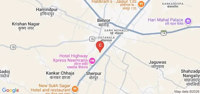 Bhartiya Prashikshan Sansthan, Alwar Map
