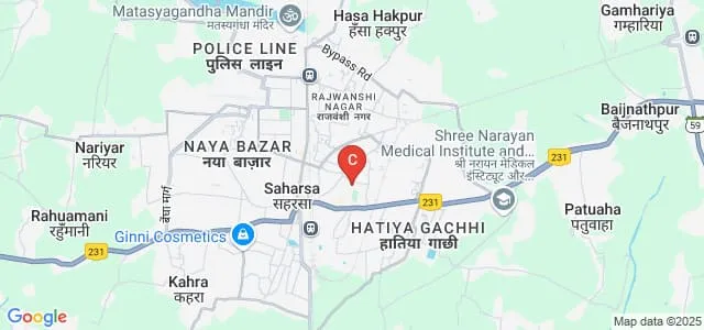 MLT College, Saharsa Map