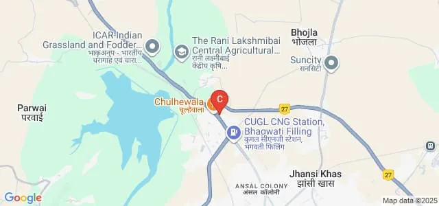 Dr Krishna Gopal Dwivedi Ayurvedic Medical College and Hospital, Jhansi Map
