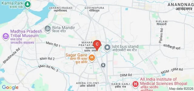 Vikramaditya College, Bhopal Map